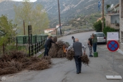 Easter Fires in the Street