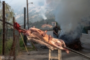 Preparing the Greek Easter Lamb