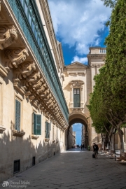 Street in Valletta Malta