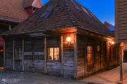 Bryggen Norway at Dusk